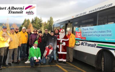 PWTransit’s Stuff the Bus Fundraiser Brings in More Than 1,200 Pounds of Donations in Port Alberni